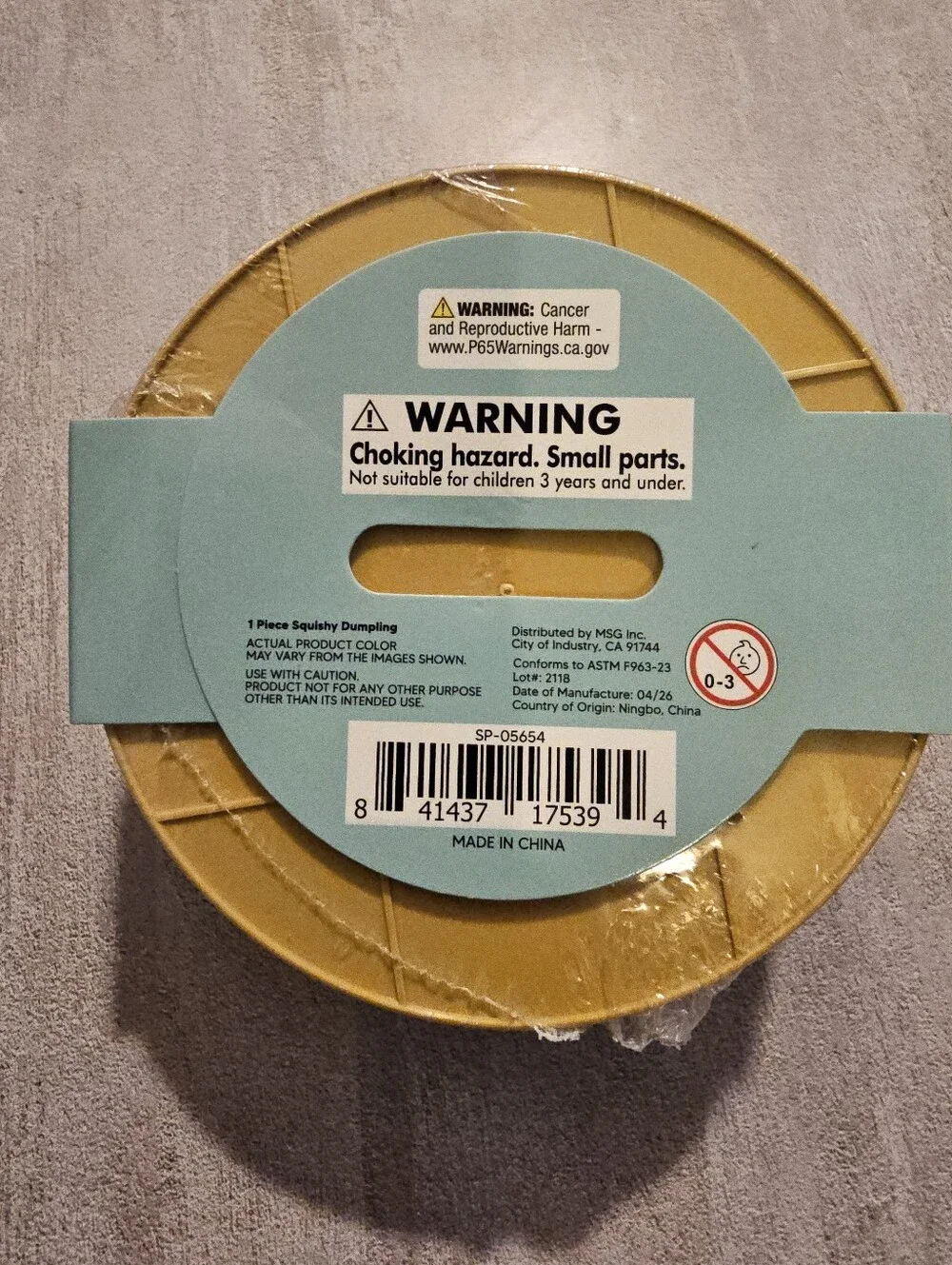 Mystery Dumpling Unopened